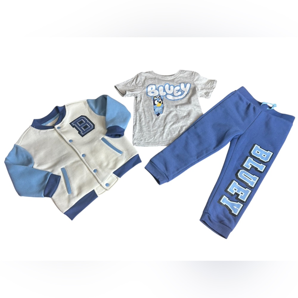 Bluey Kids Matching 3 piece set
